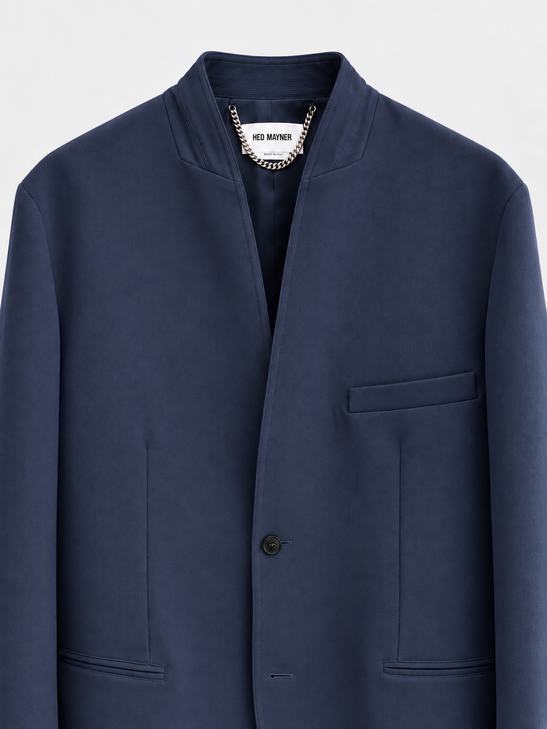 COLLARLESS JACKET
