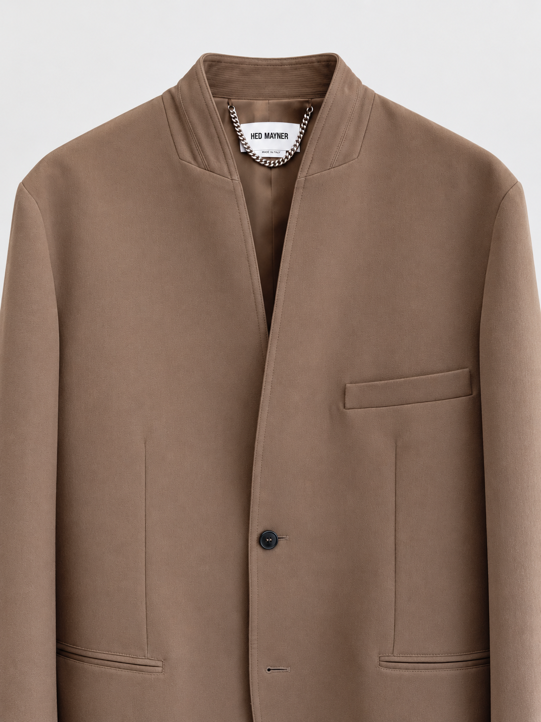 COLLARLESS JACKET