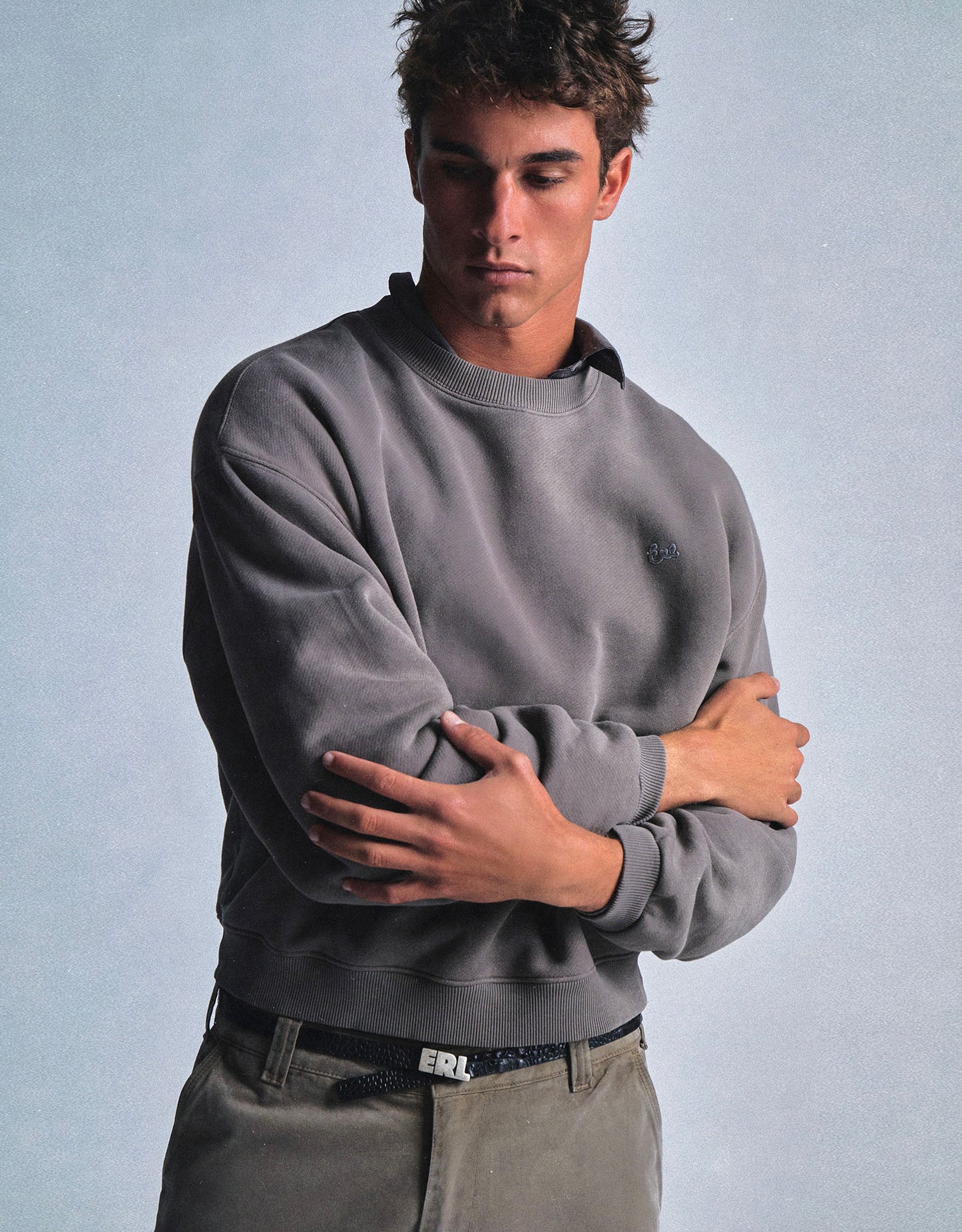 Erl Script Crewneck Sweatshirt