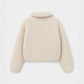 FLEECED WOOL BOMBER JACKET
