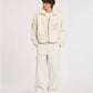 FLEECED WOOL BOMBER JACKET