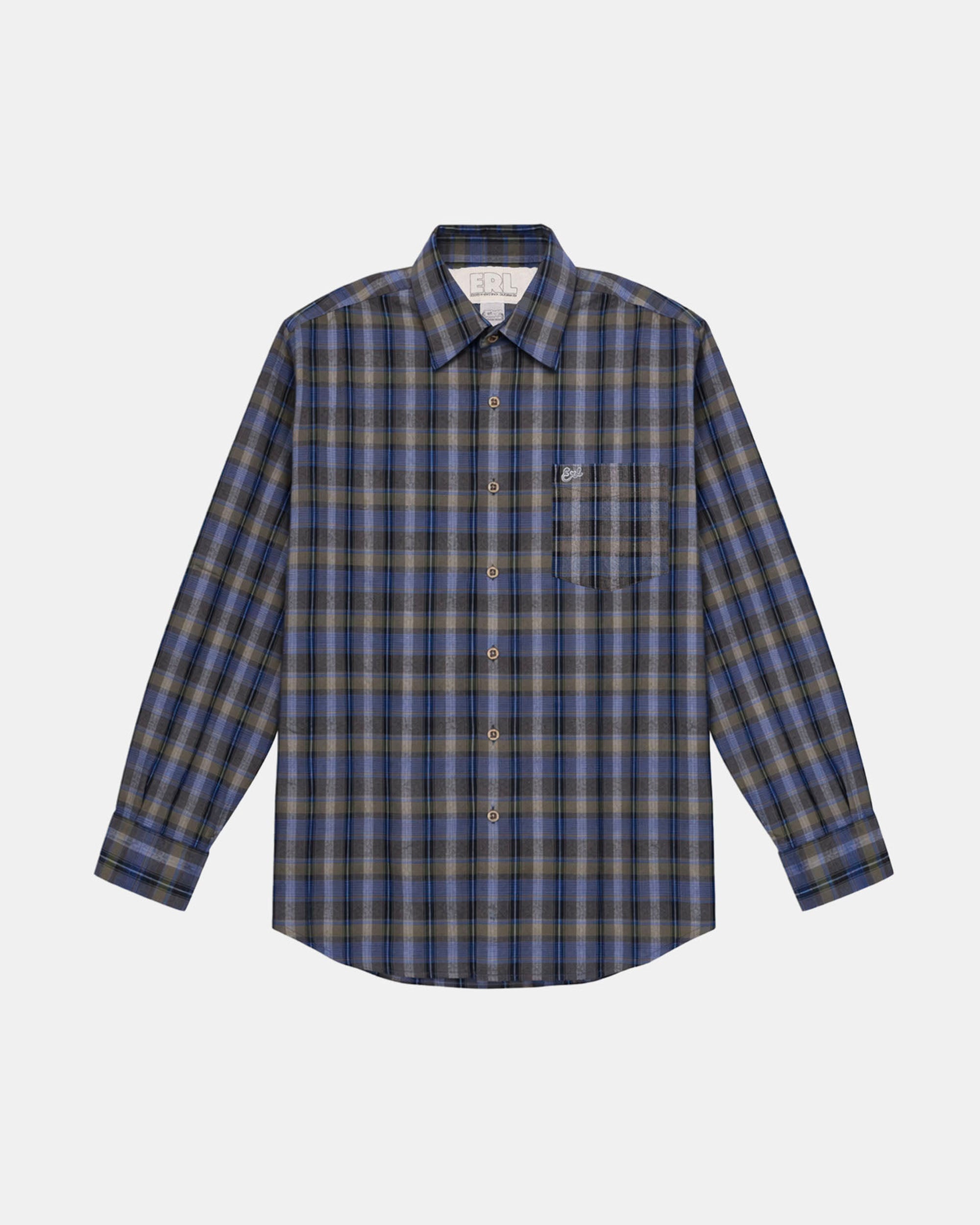 ERL Grey Check Shirt – JANASTRA
