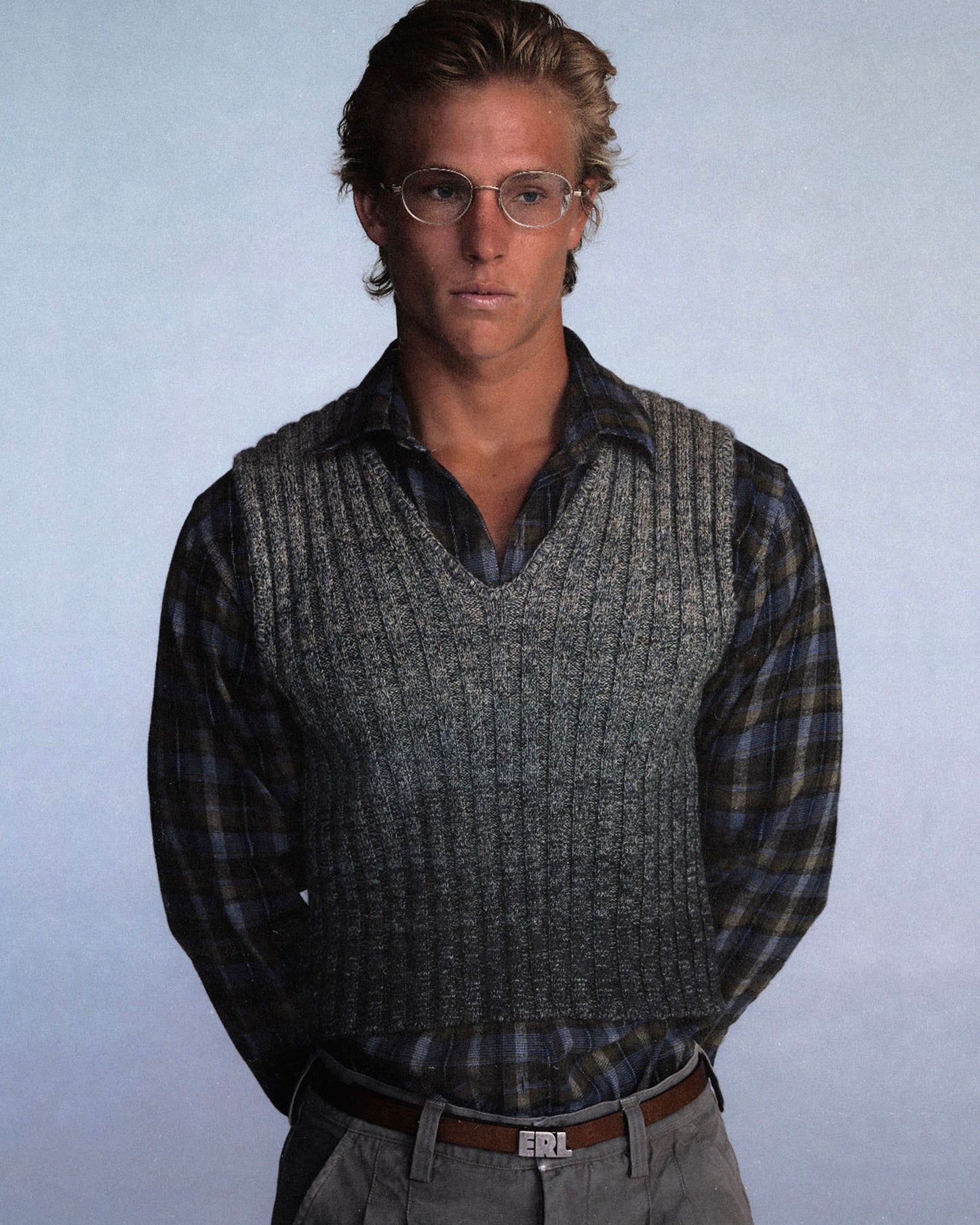 Grey Check Shirt