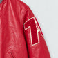 LEATHER VARSITY JACKET