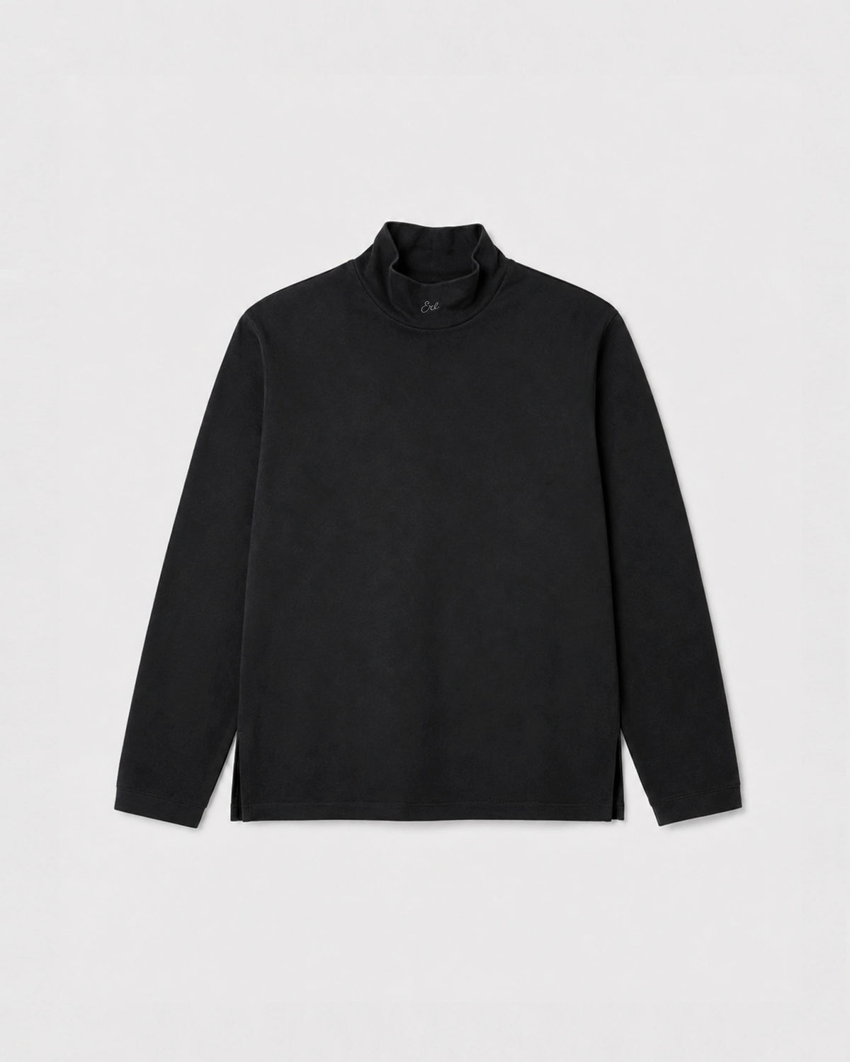 MOCK NECK ERL SCRIPT LONG SLEEVE TEE