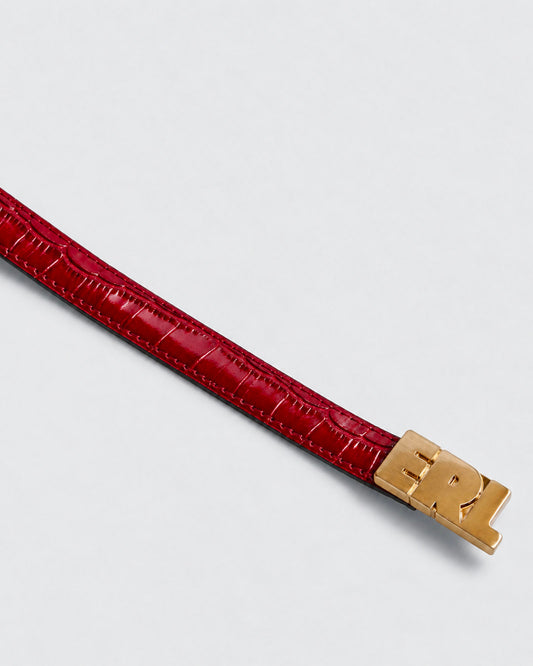 ERL SKINNY CROC BELT