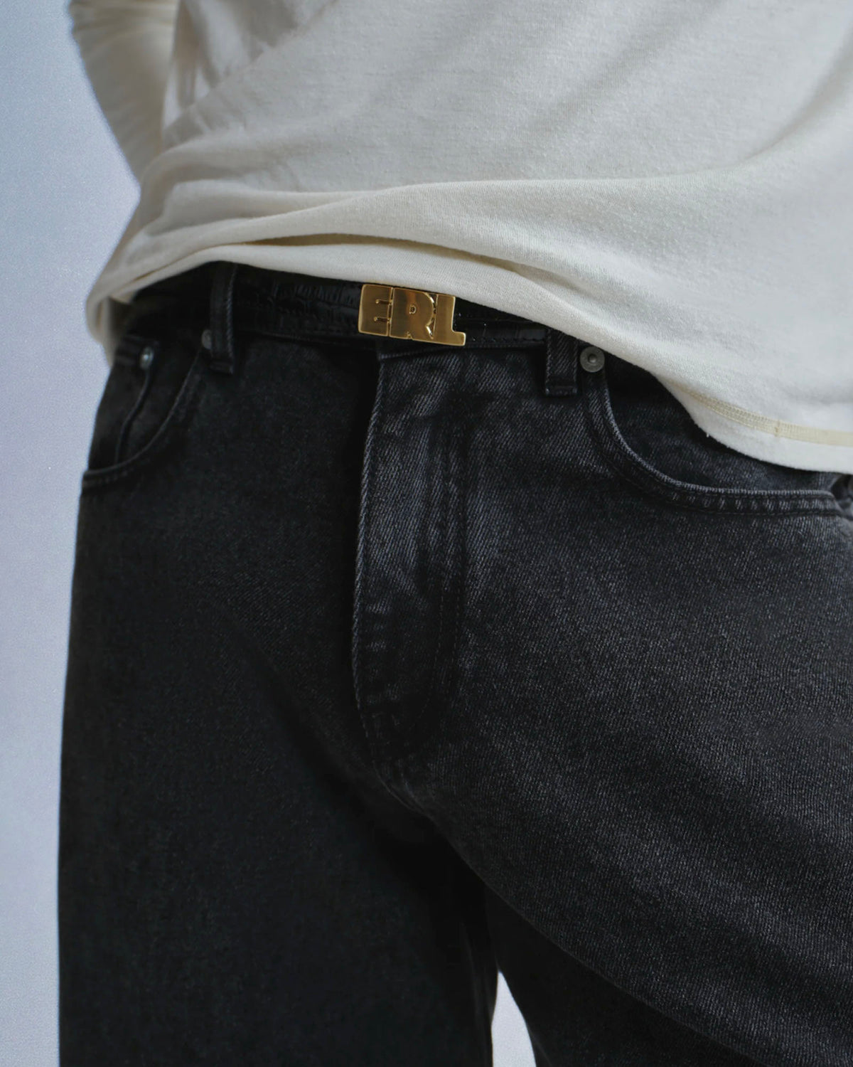 ERL SKINNY CROC BELT