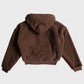 Terry Fleece Zipped Hoodie