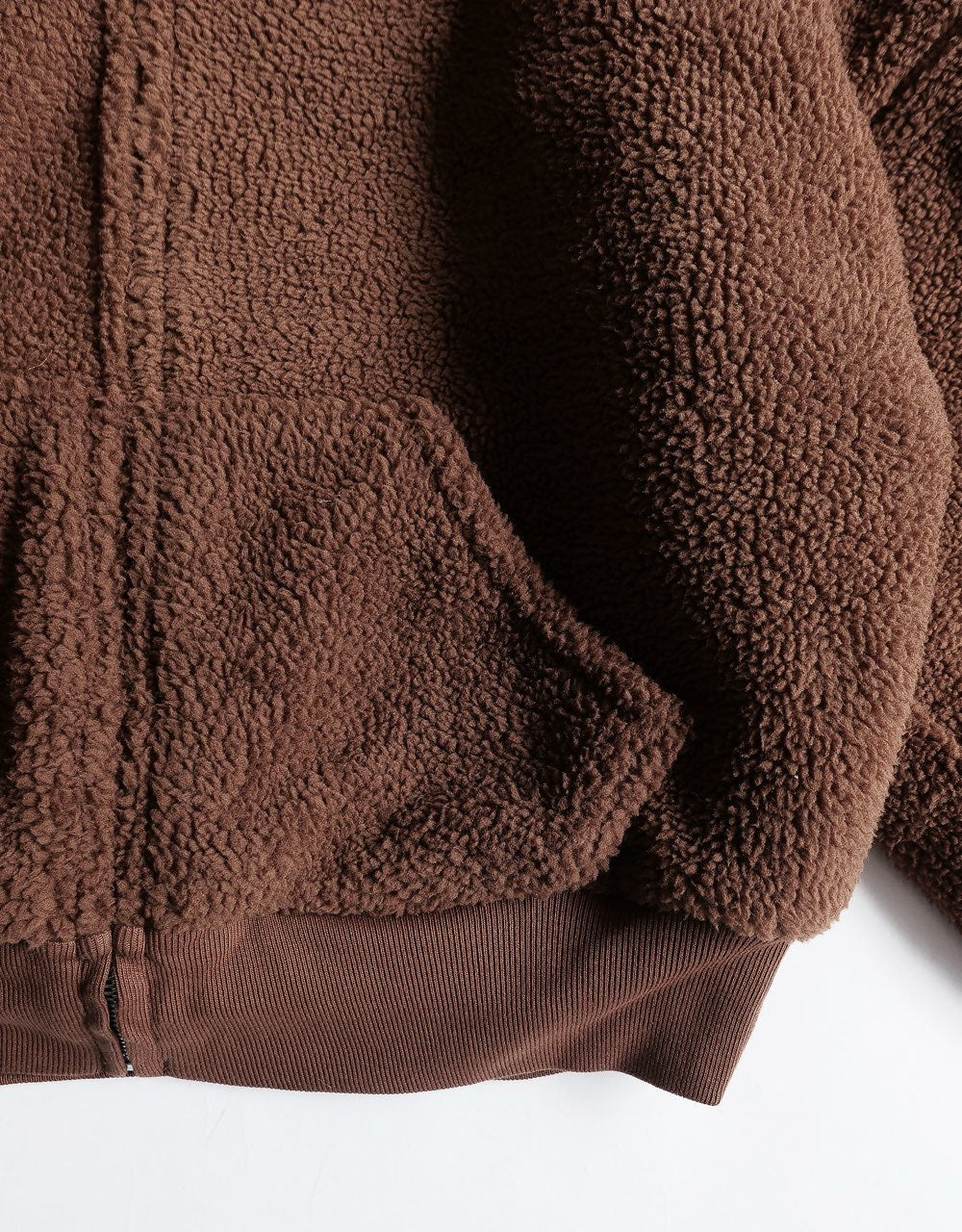 Terry Fleece Zipped Hoodie