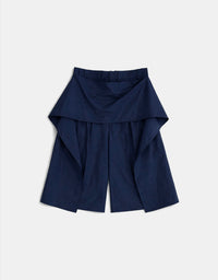 Compact Cotton Bermuda Pants