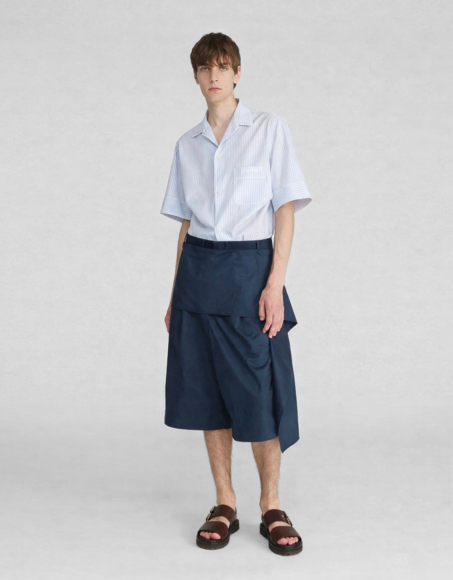 Compact Cotton Bermuda Pants HED MAYNER