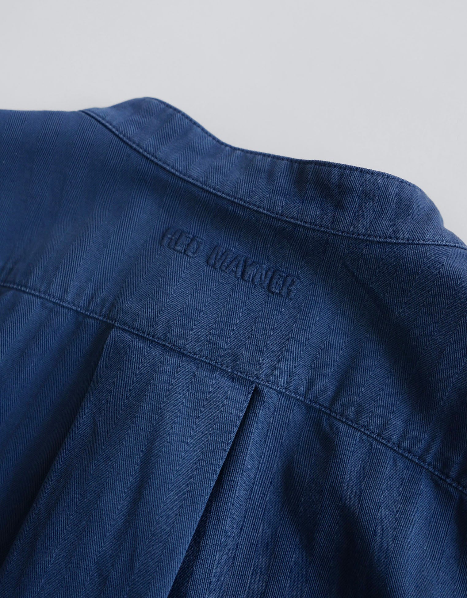 Embroidered Worker Denim Shirt