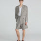 Fresh Wool Check Bermuda Pants