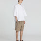 Herringbone Heavy Linen Bermuda Pants