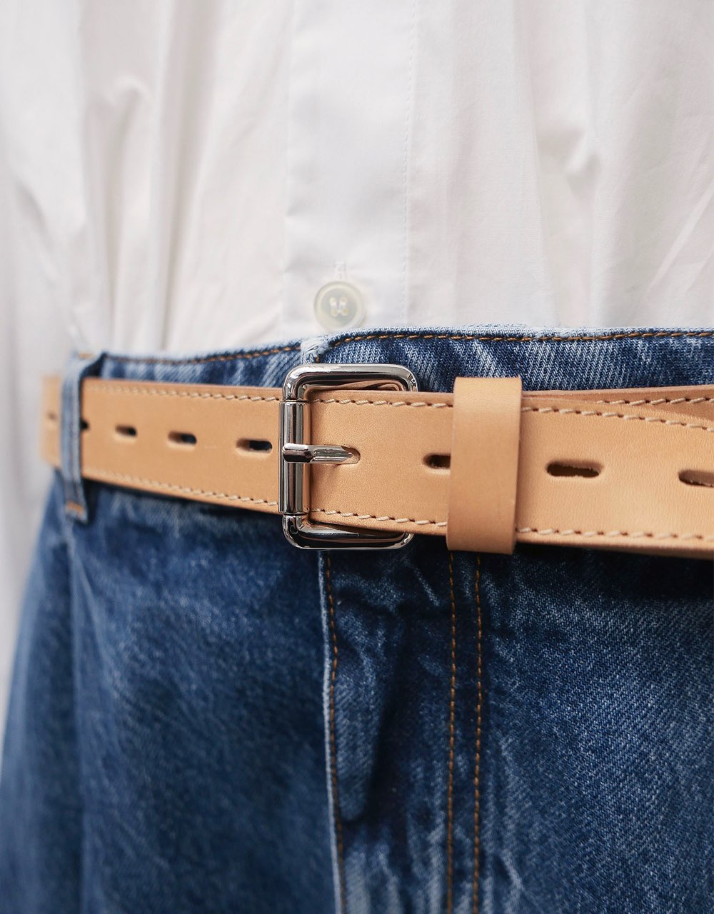 Leather Long Belt