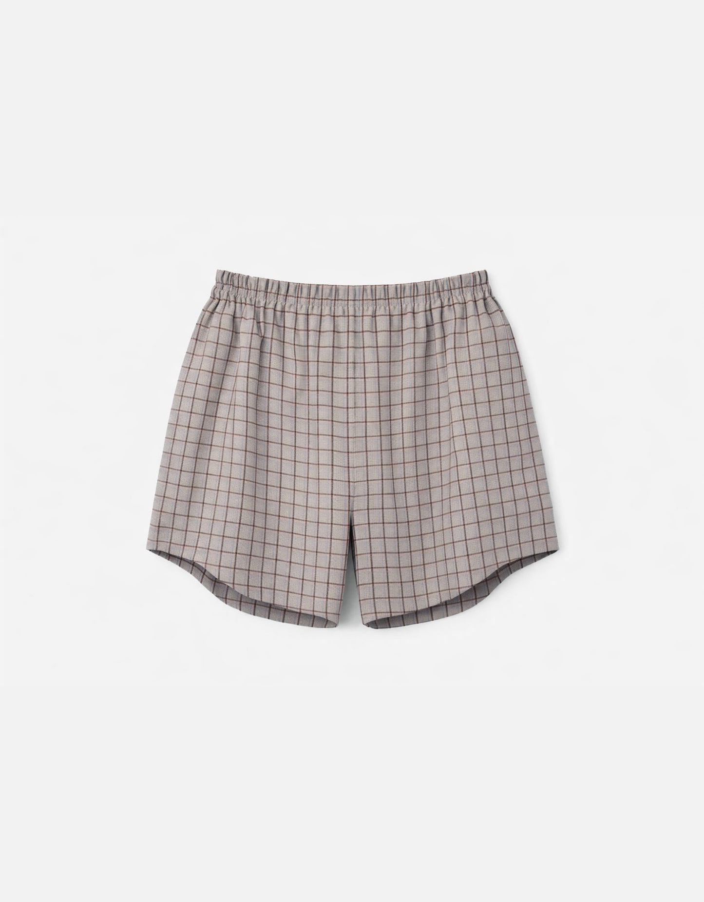 Linen Check Shorts