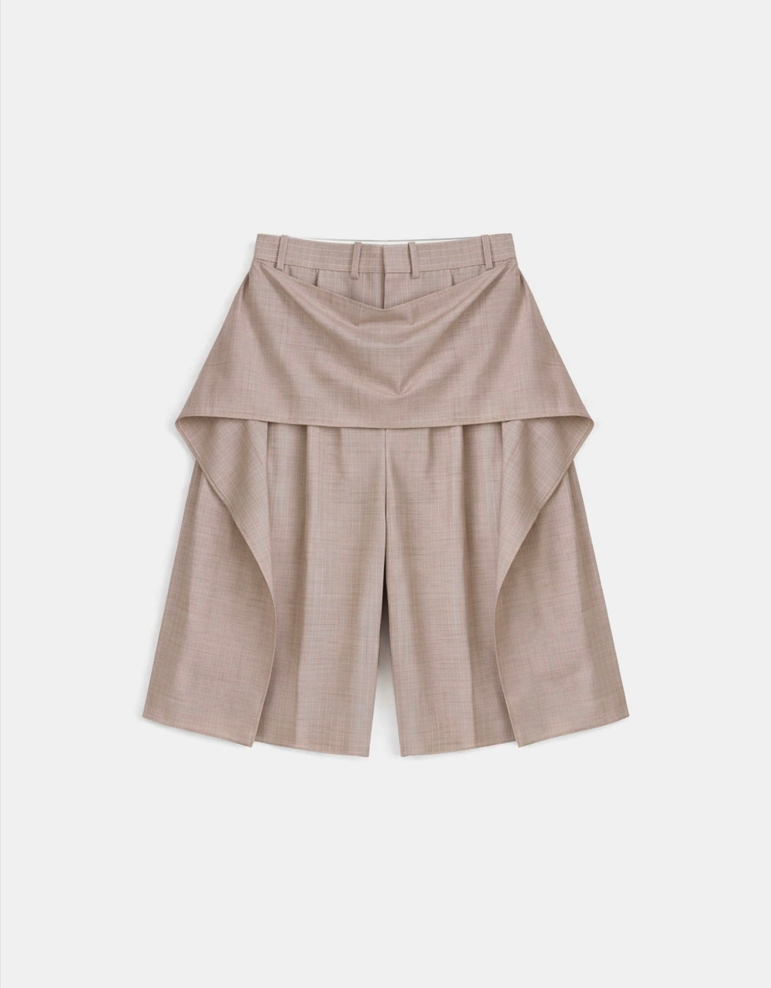 HED MAYNER 26SS ピンストライプ ウールストレッチ バミューダパンツ