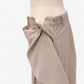 Pinstriped Wool Stretch Bermuda Pants