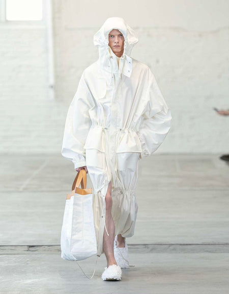 Compact Cotton Parka Coat
