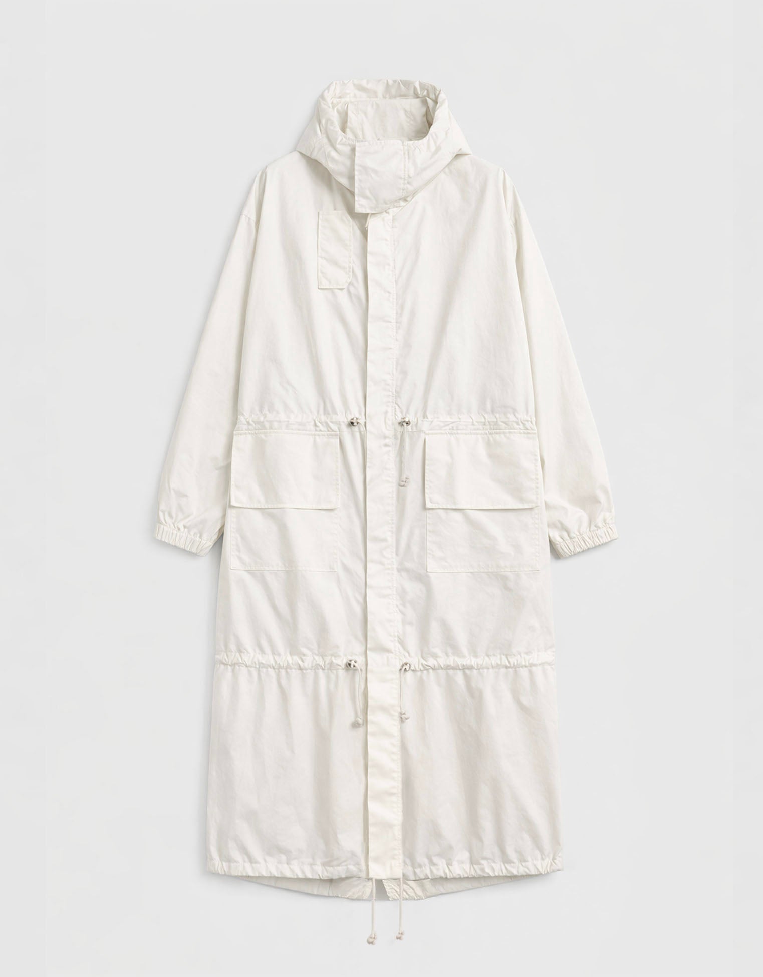 Compact Cotton Parka Coat
