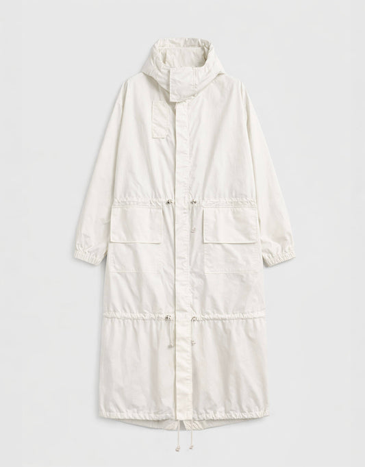 Compact Cotton Parka Coat