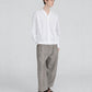 Fresh Wool Check Pleats Pants