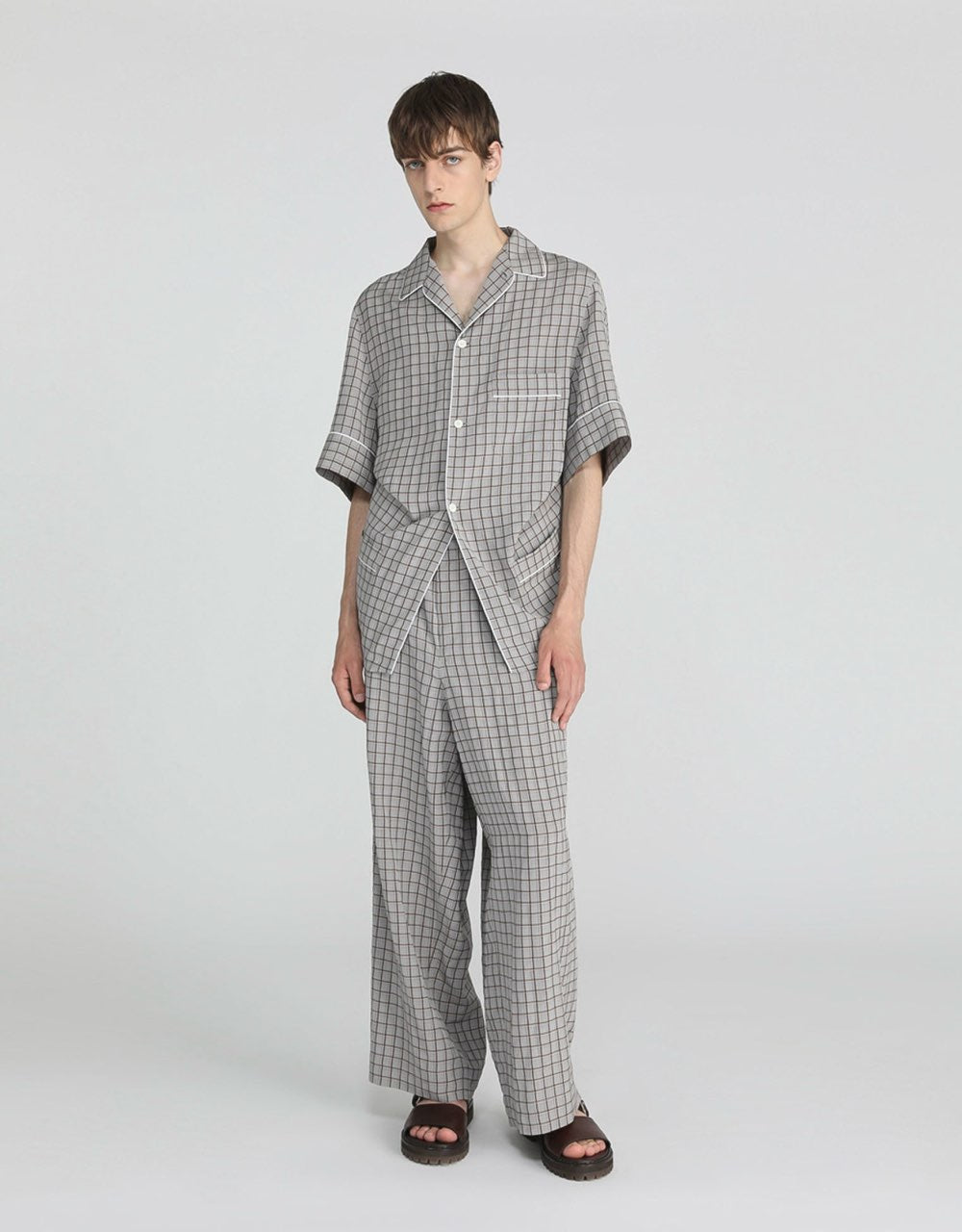 Linen Check Shirt