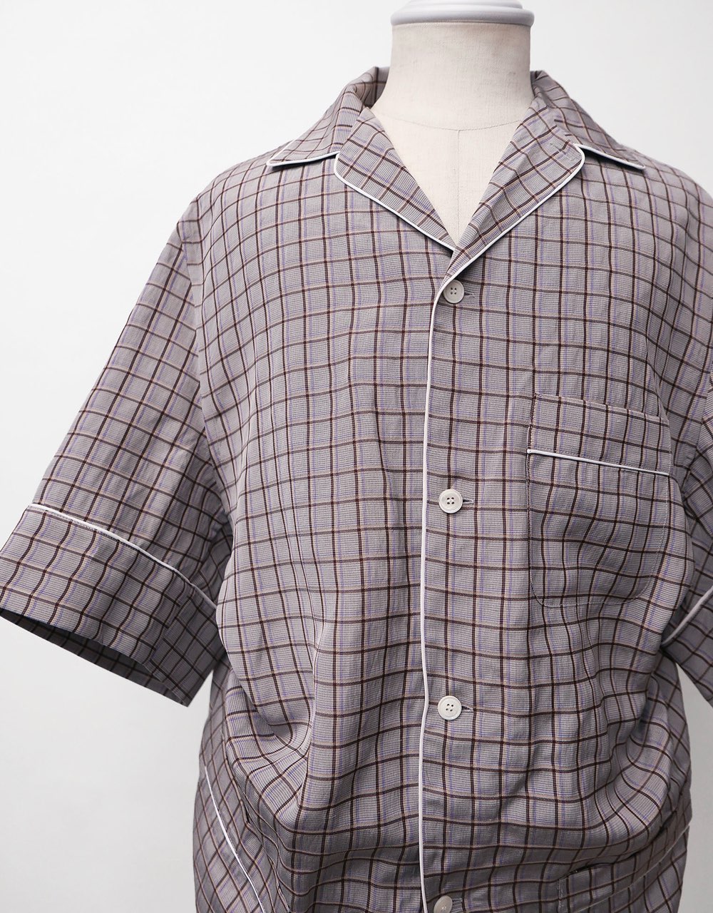 Linen Check Shirt