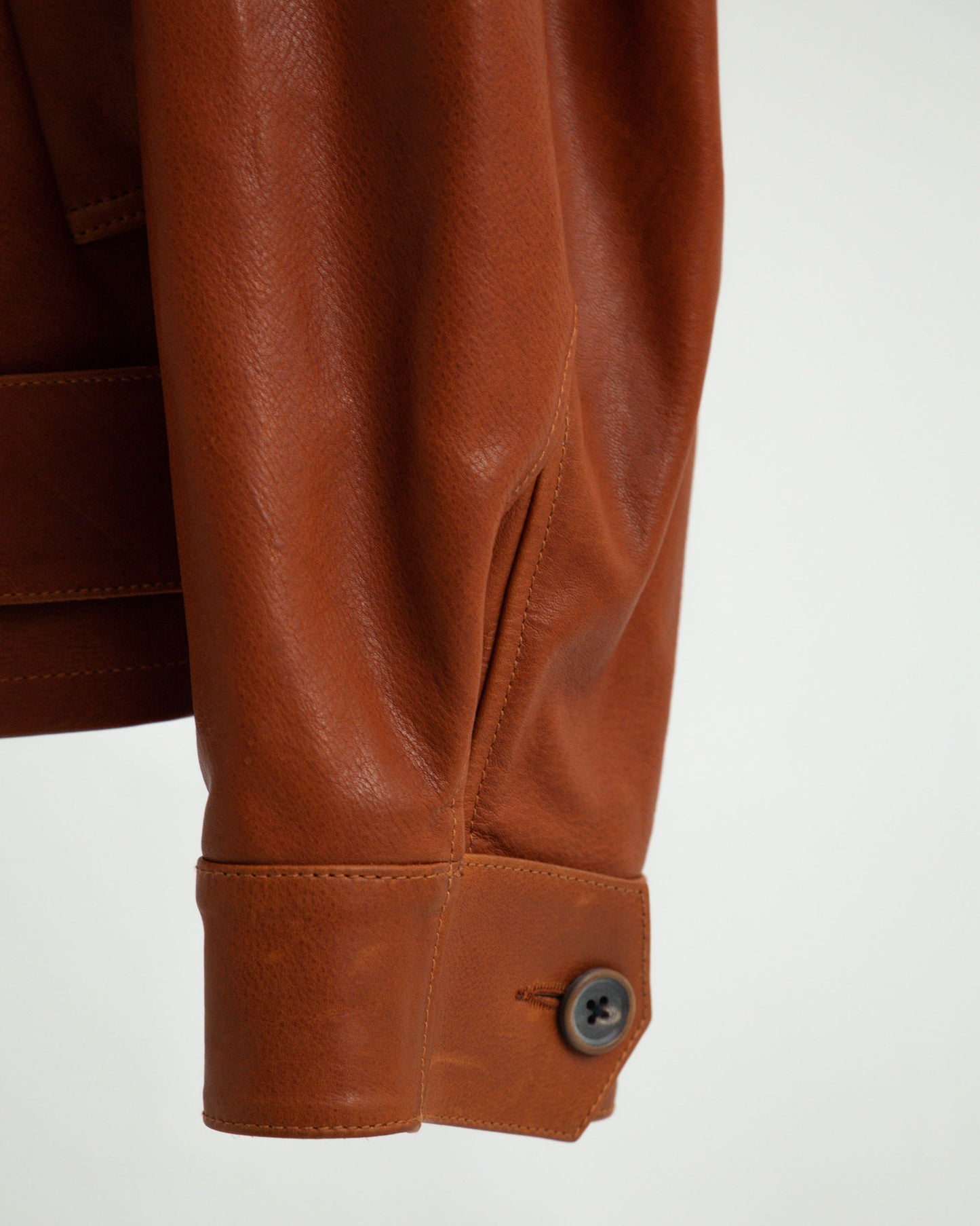 OILED LEATHER BLOUSON