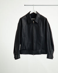 OILED LEATHER BLOUSON