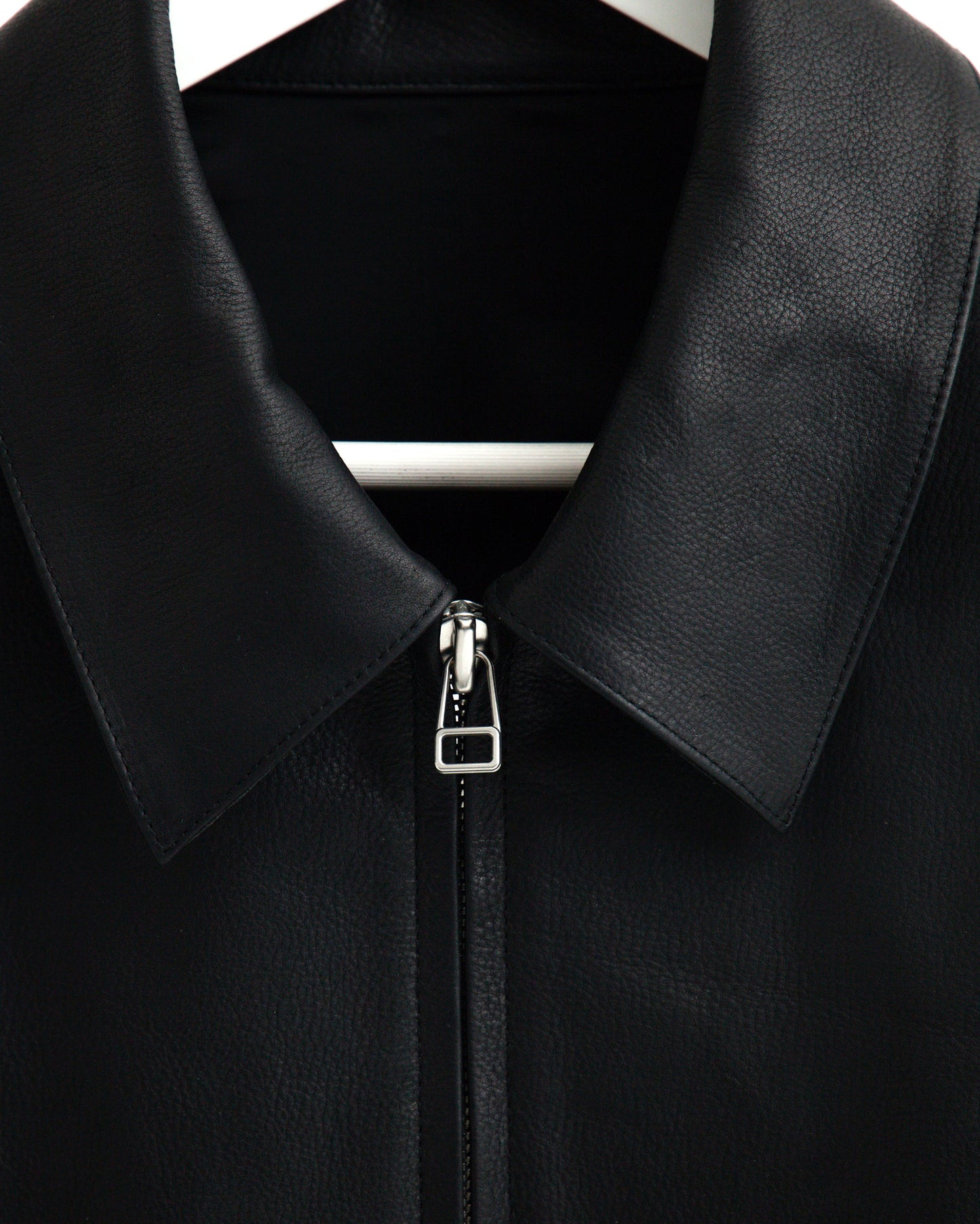 OILED LEATHER BLOUSON