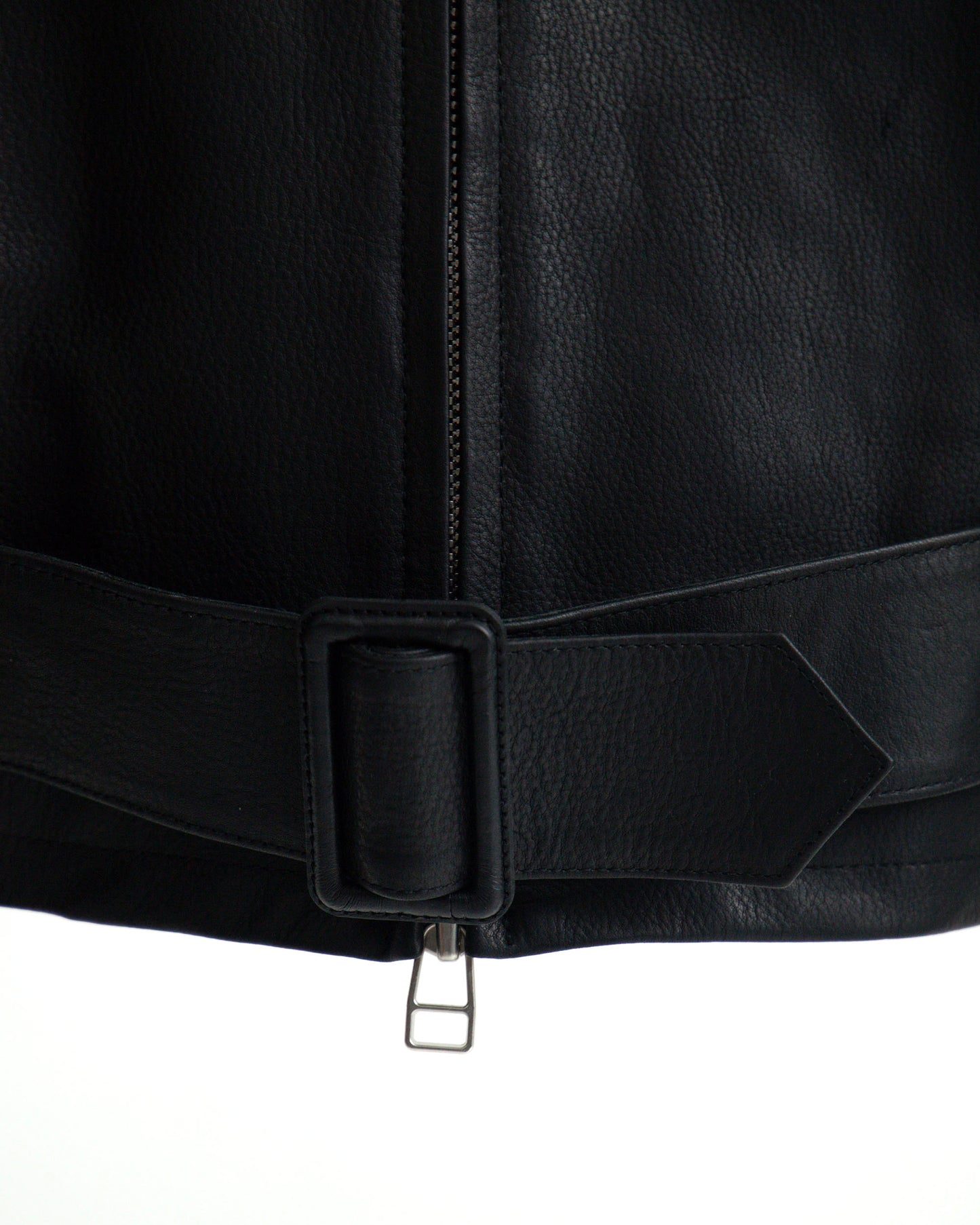 OILED LEATHER BLOUSON