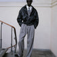 OILED LEATHER BLOUSON