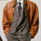 OILED LEATHER BLOUSON