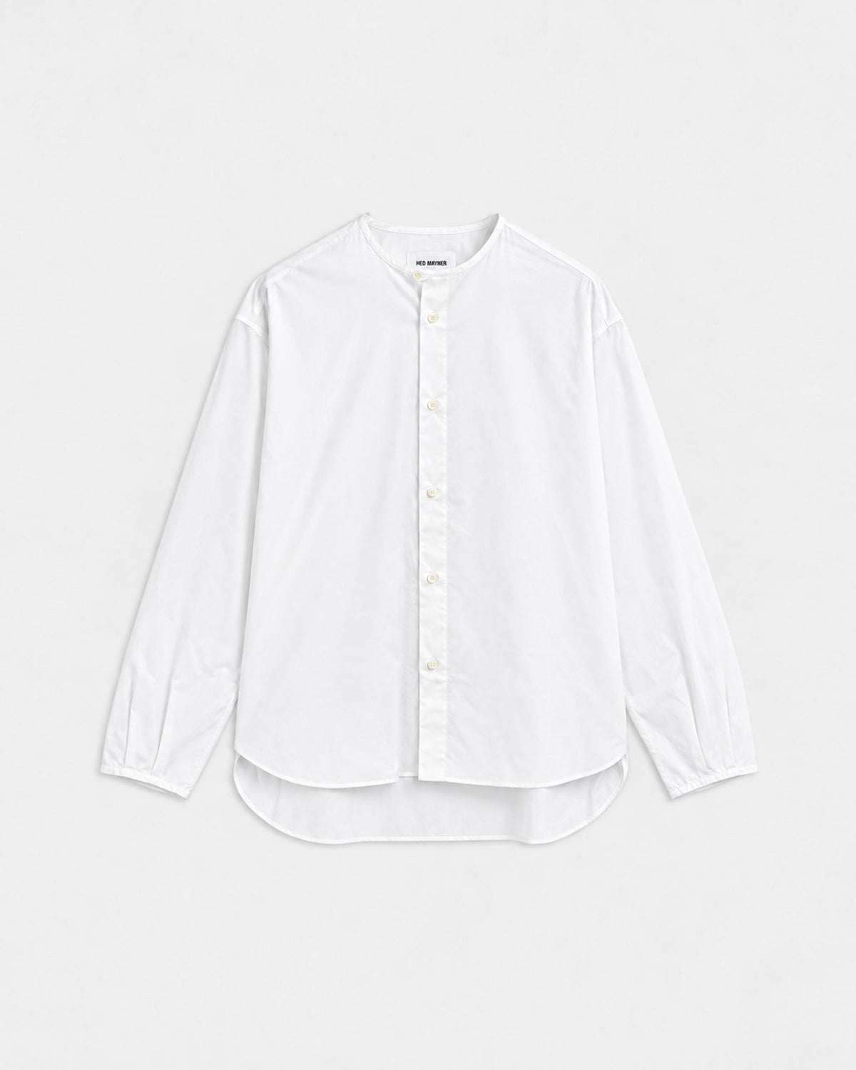 COLLARLESS SHIRT