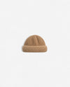 FELT CUFF RIB KNIT CAP