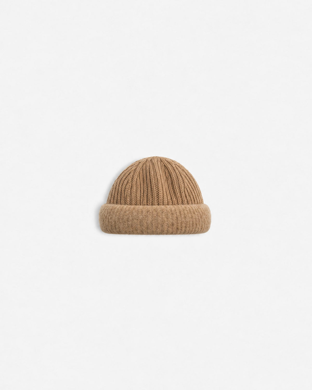 FELT CUFF RIB KNIT CAP