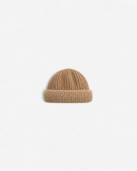 FELT CUFF RIB KNIT CAP