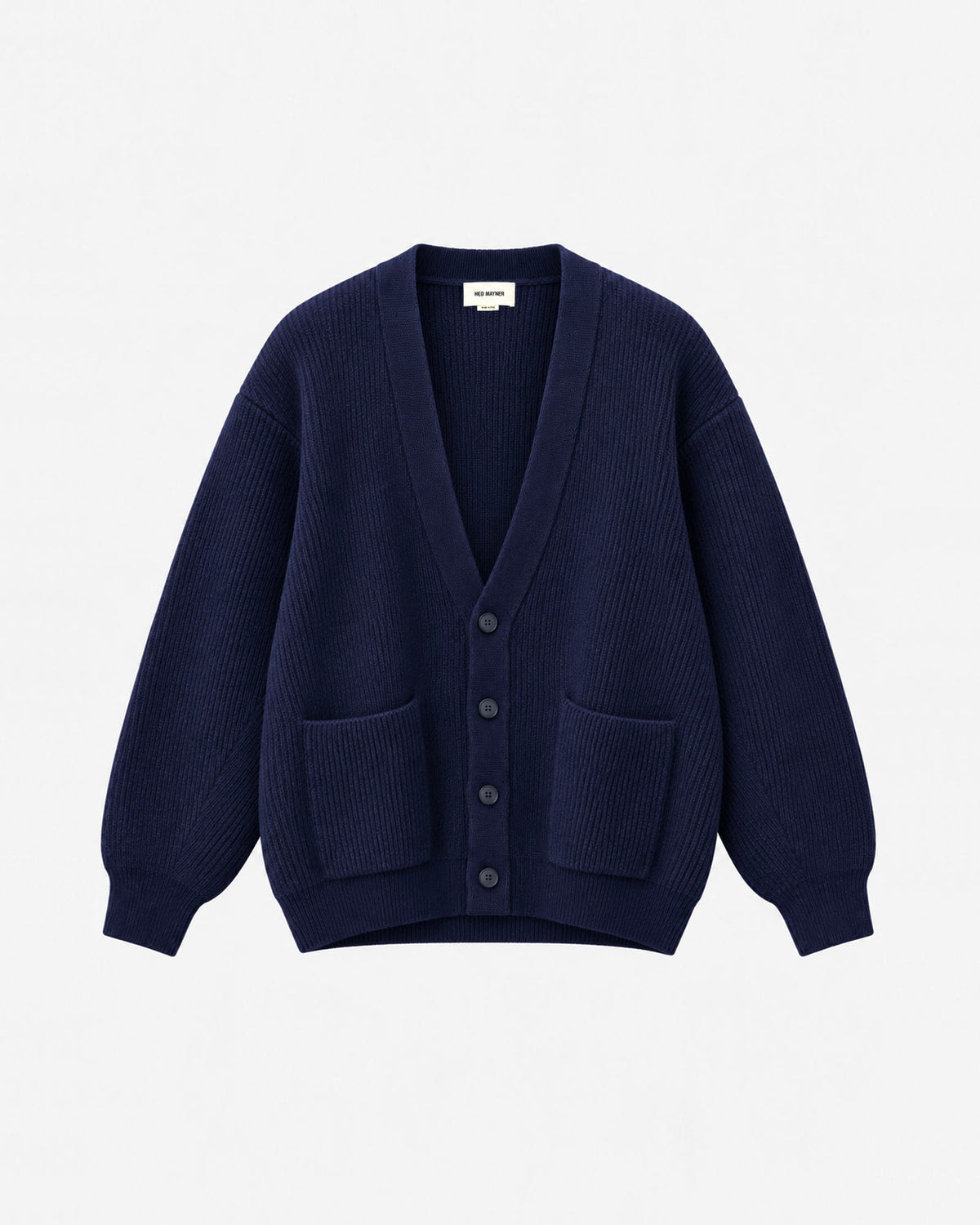 RIB KNIT CARDIGAN