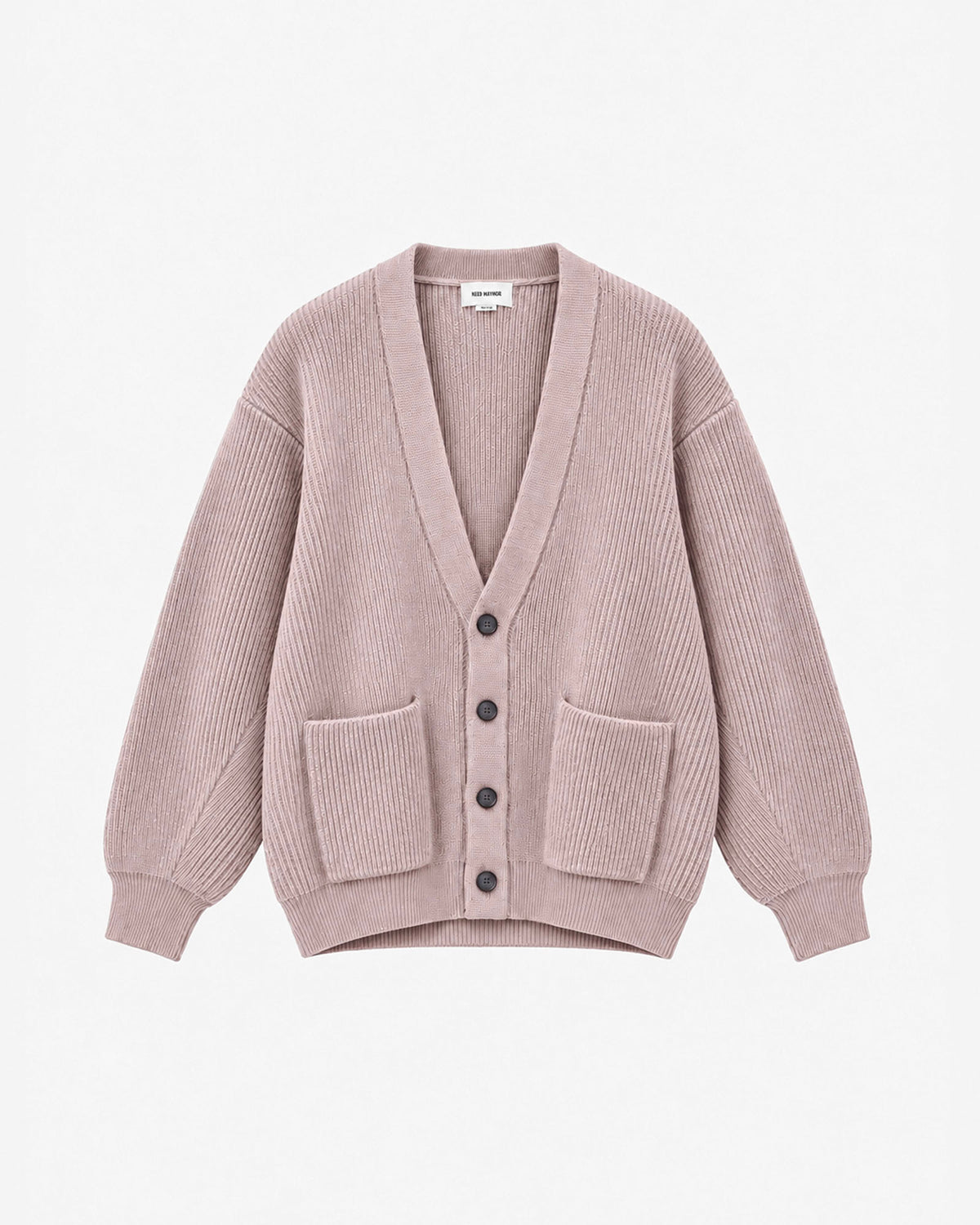 RIB KNIT CARDIGAN