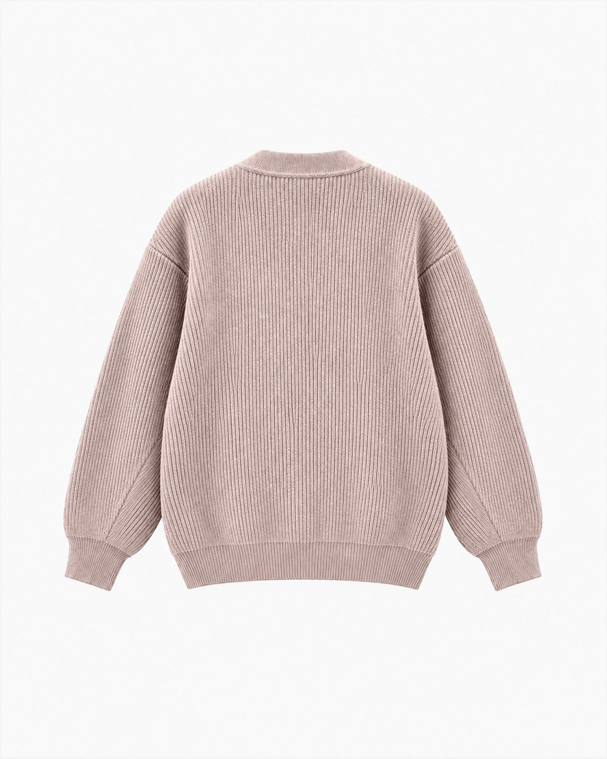 RIB KNIT CARDIGAN