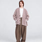 RIB KNIT CARDIGAN