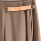 PLEATED WRAP SKIRT