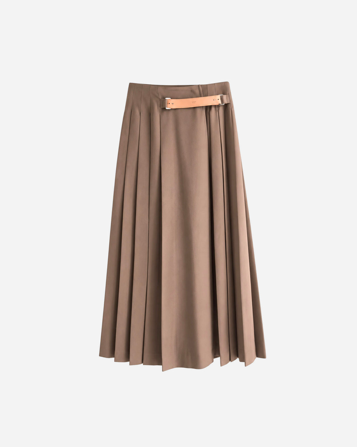 PLEATED WRAP SKIRT