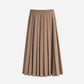 PLEATED WRAP SKIRT