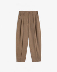 PLEATED TAPERED PANTS