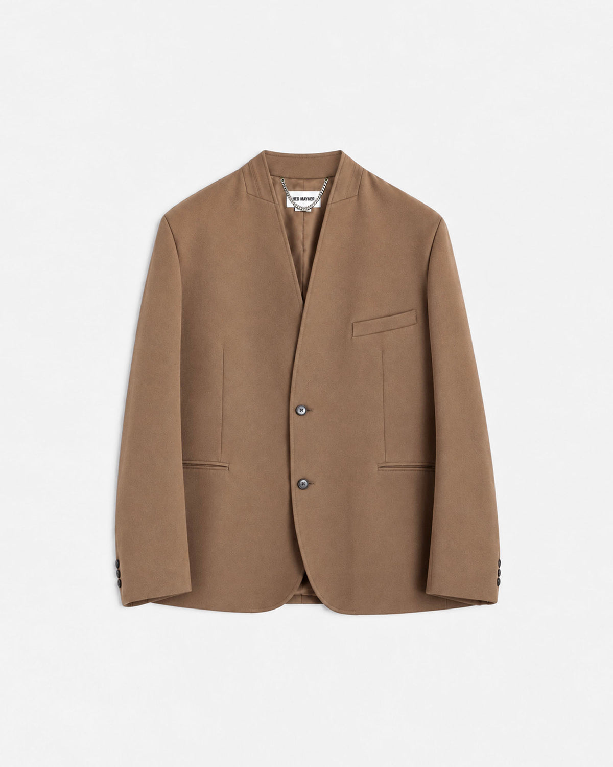 COLLARLESS JACKET