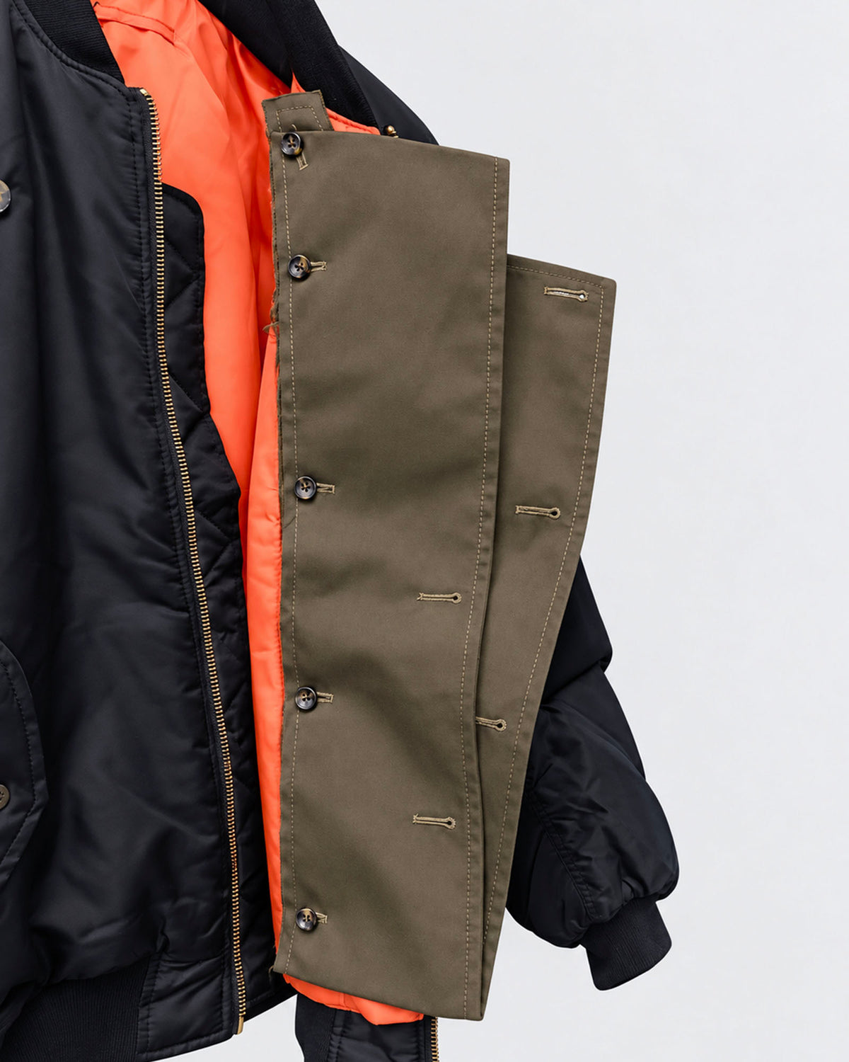 M.Y. DUNAWAY BOMBER - Customized bomber jacket + lapel insert