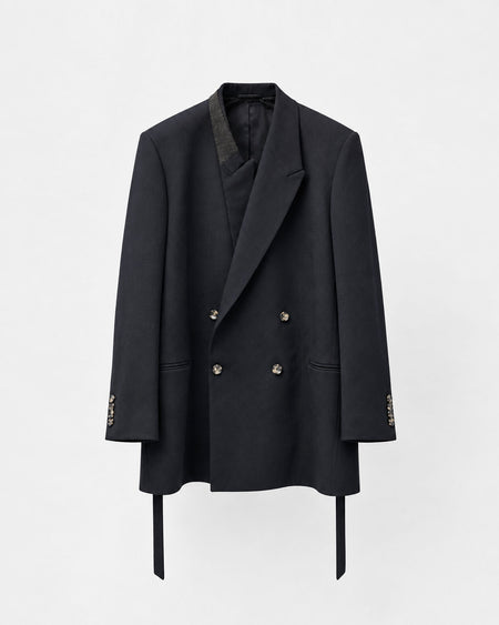 CLYDE JACK - Soft-shouldered double-breasted jacket