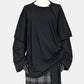 WARREN TEA - Oversized long-sleeve T-shirt